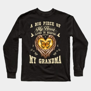 My Grandma is My Guardian Angel Long Sleeve T-Shirt